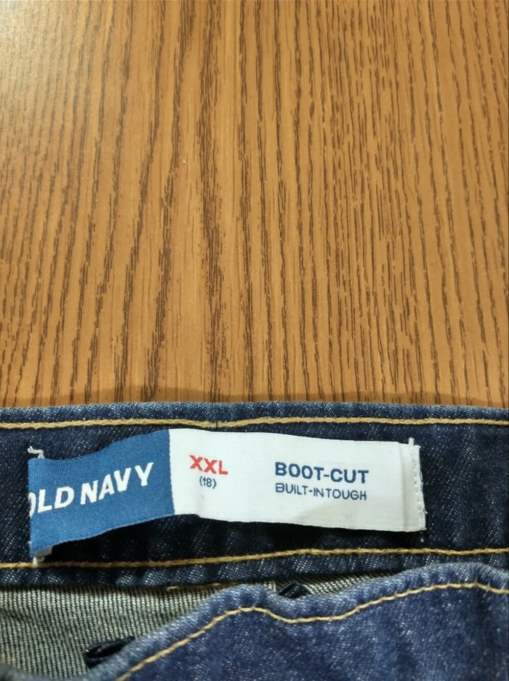 Girl's Old Navy Dark Blue Flare Jeans - Stretch Denim